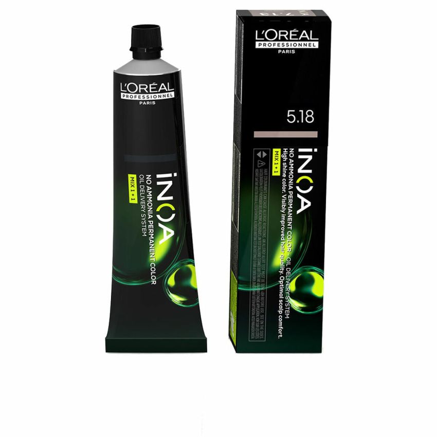 L'Oreal Professionnel Inoa Sin Amoniaco 5,18 Castaño Claro Ceniza Moka 60Ml