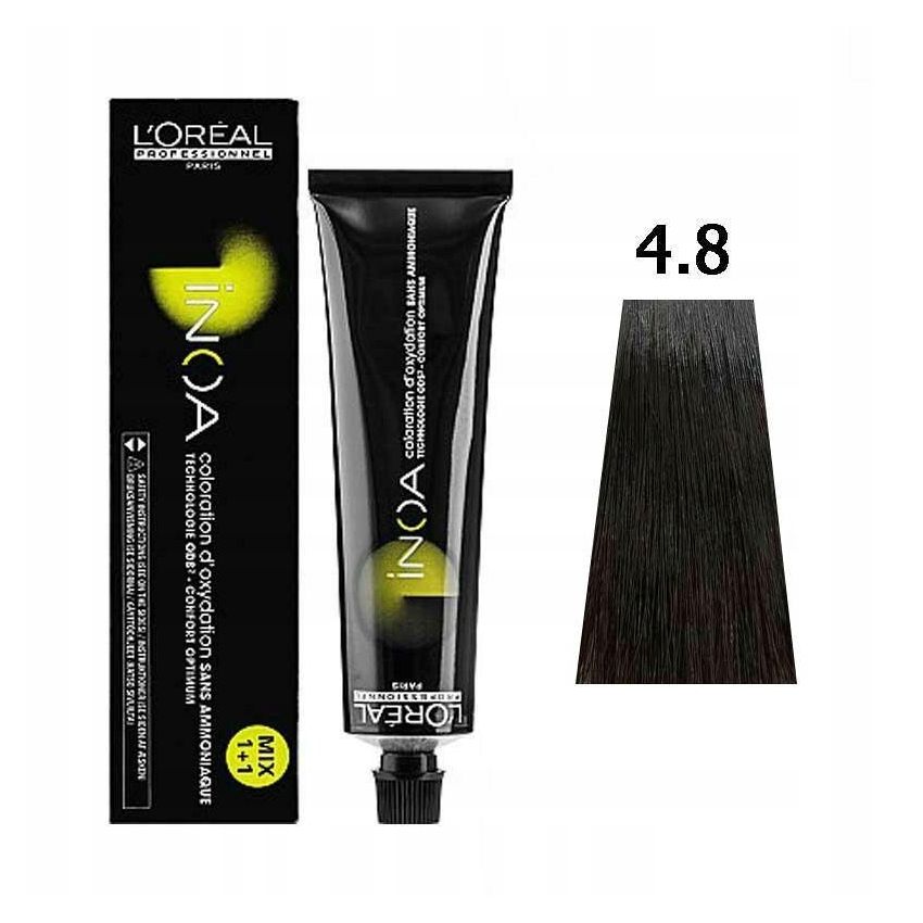 L'Oreal Professionnel Inoa No Ammonia Permanent Color 4,8 60G