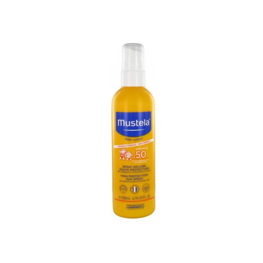Mustela Spray Solaire Haute Protection Spf50 200Ml