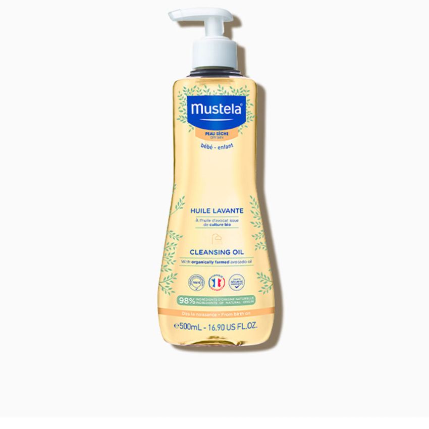 Huile Nettoyante Bébé-Enfant Pour Peaux Sèches - 500 Ml