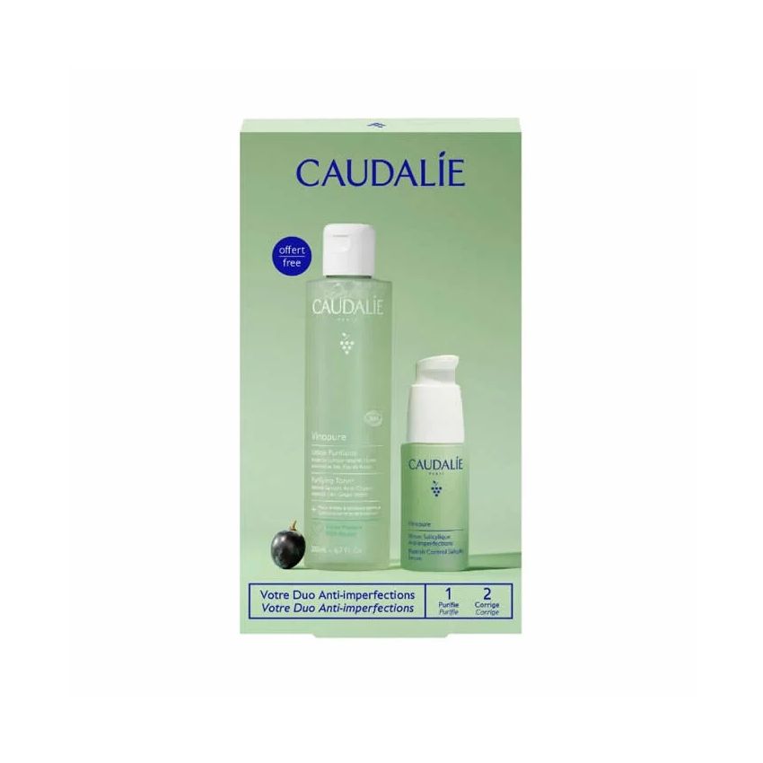 Caudalie Vinopure Serum Salycique Anti Imperfections 30Ml Coffret 2 Produits