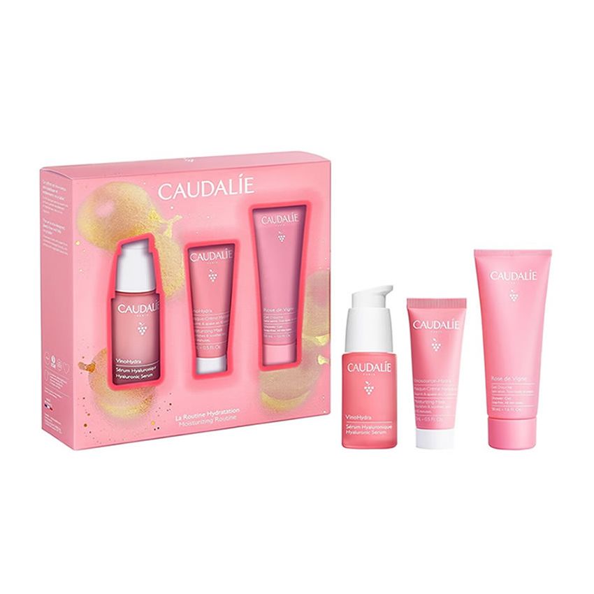 Caudalie Vinohydra Sérum Hyaluronique 30 Ml Coffret 3 Pièces