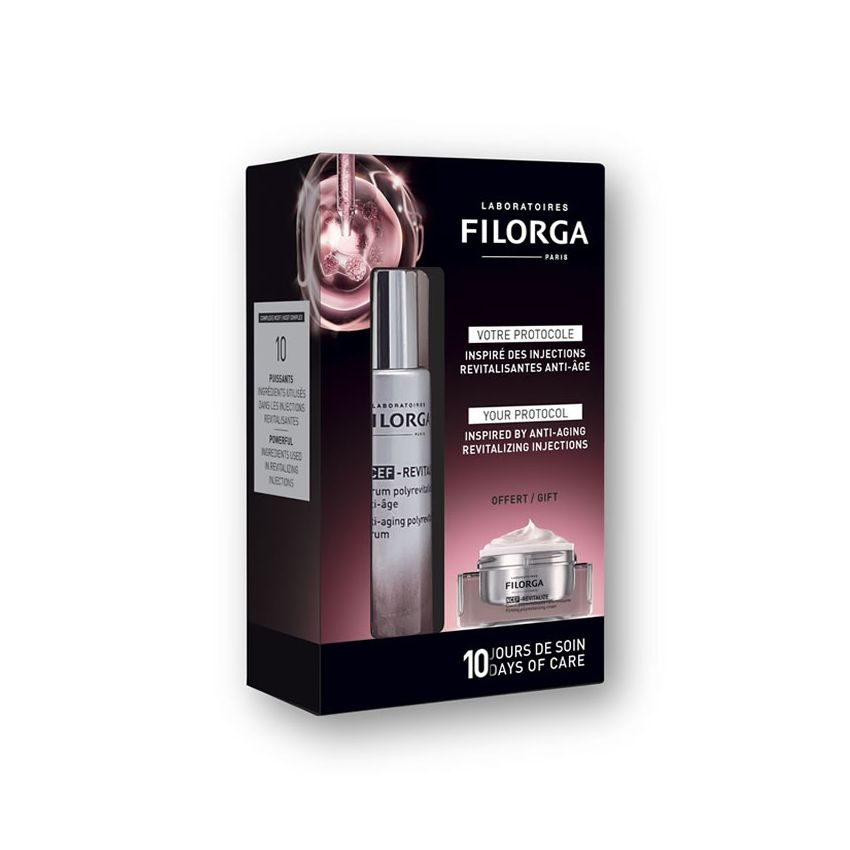Filorga Ncef-Revitalize Sérum Anti-Âge Polyrevitalisant 30 Ml Coffret 2 Pièces