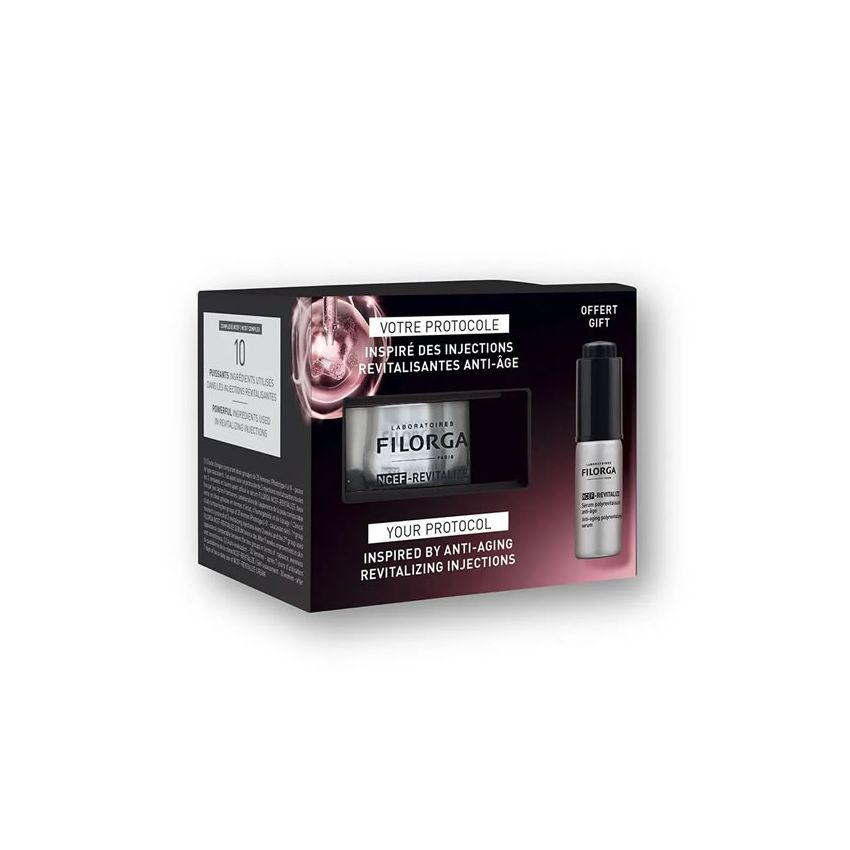 Filorga Ncef-Revitalize Crème Polyrevitalisante Effet Raffermissant 50 Ml Coffret 2 Pièces