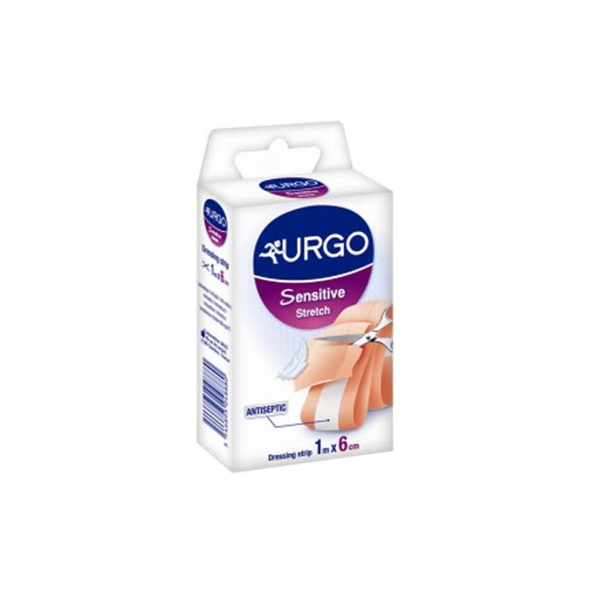 Urgo Sensitive Stretch Bande 1 M X 6 Cm
