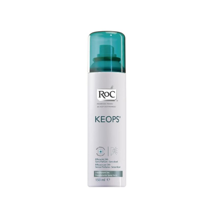 Roc Keops Déodorant Spray Sec Peau Normale 150Ml