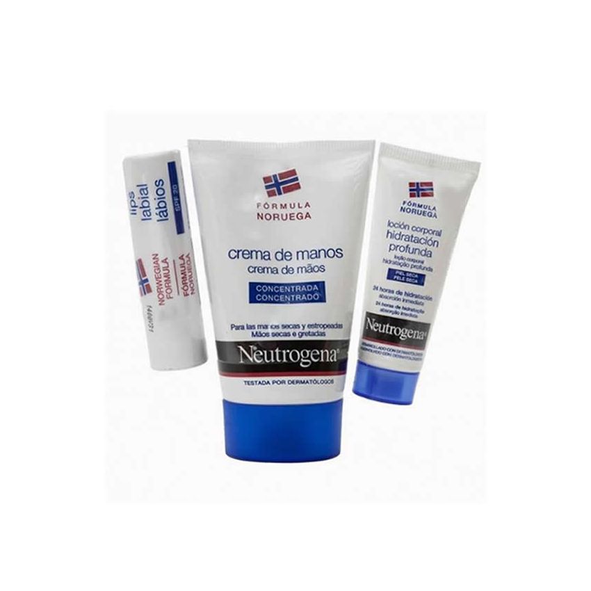 Neutrogena Scented Hand Cream 50Ml + Lip Care Spf 20 4.8G