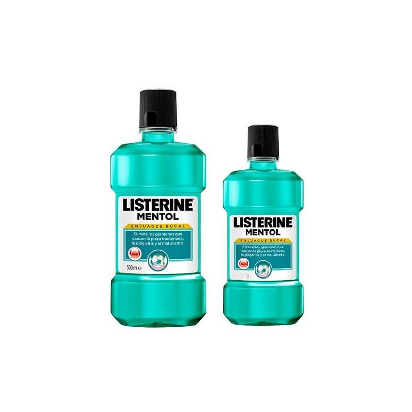Listerine Mentol 500Ml+250Ml