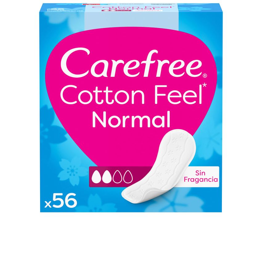 Carefree Cotton Protecteur Sans Parfum - 56 U