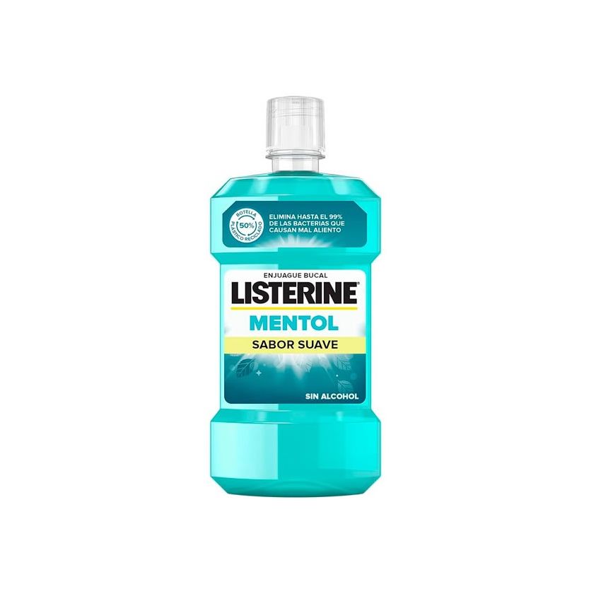 Listerine Menthol Doux Zéro 750Ml