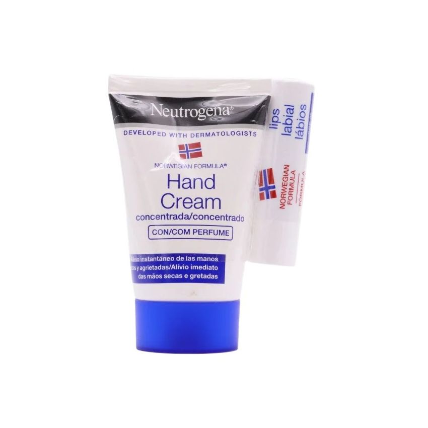 Neutrogena Concentrated Hand Cream 50Ml + Lip Balm