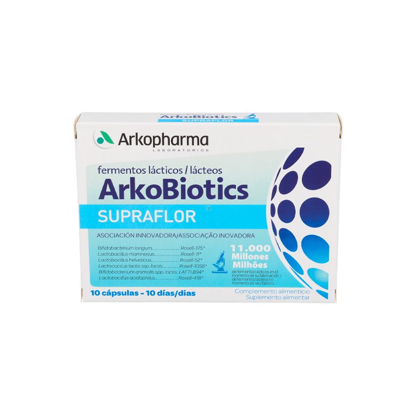 Arkopharma Arkobiotics Supraflor 10 Capsules