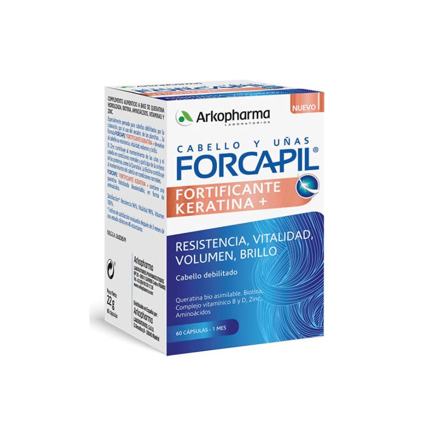 Arkopharma Forcapil Fortifiant + Kératine 60 Capsules