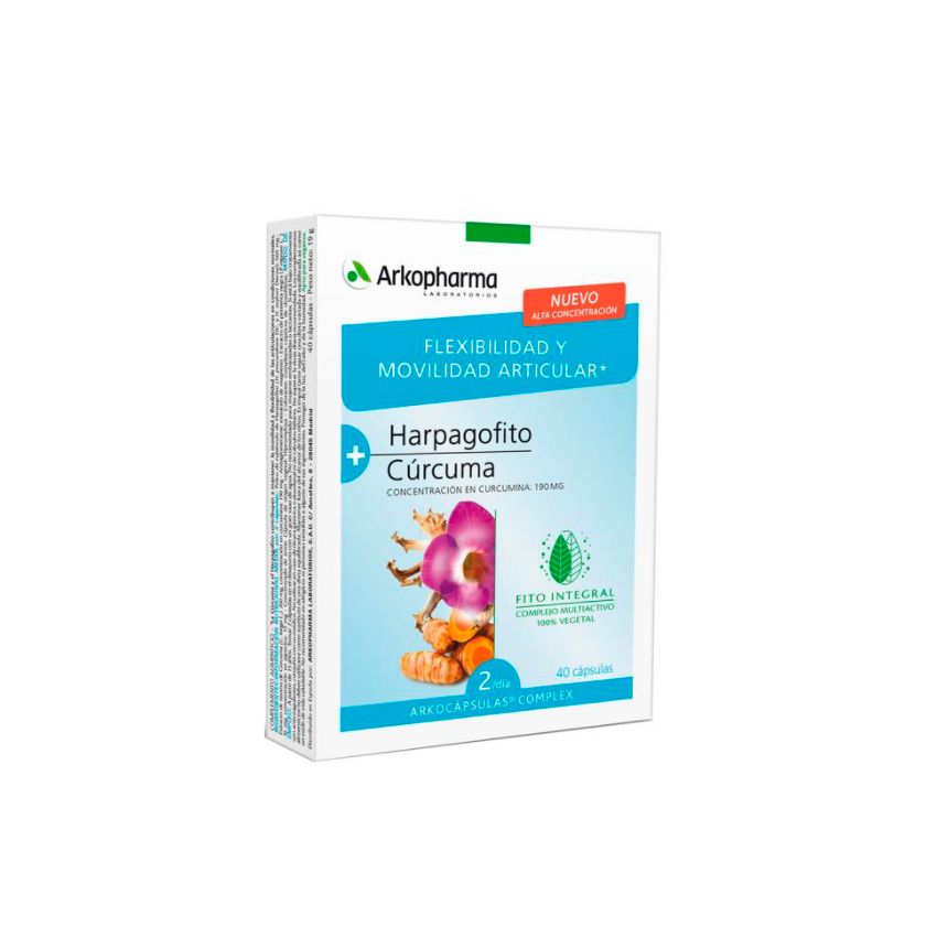 Arkopharma Harpagofito And Turmeric 40 Capsules