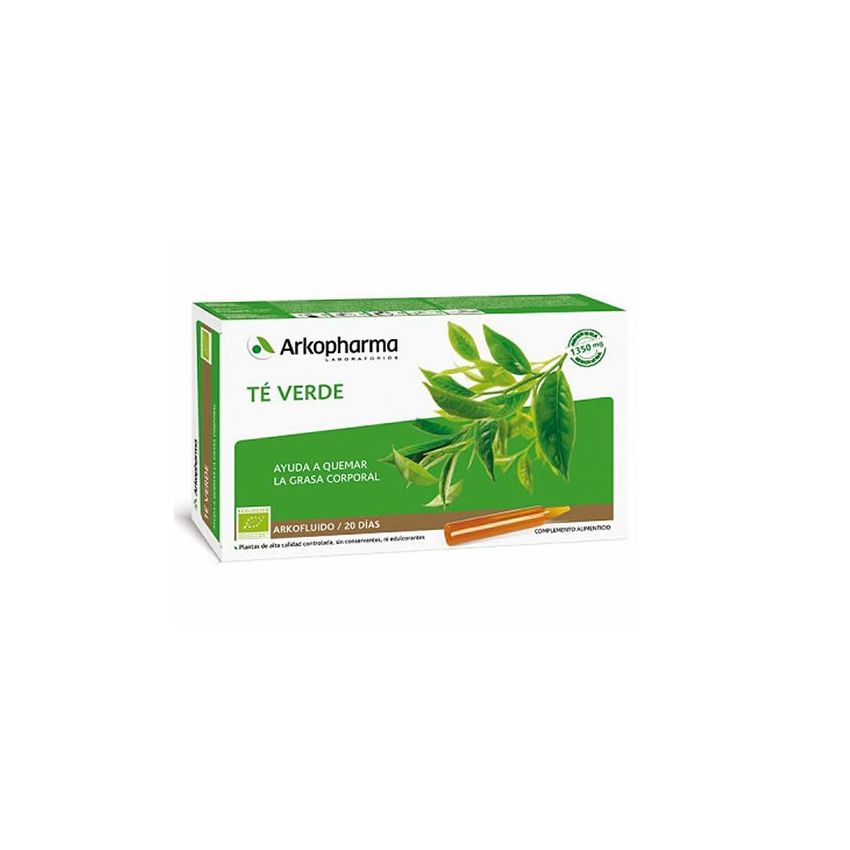 Arkopharma Arkofluido Thé Vert Bio 20 Ampoules