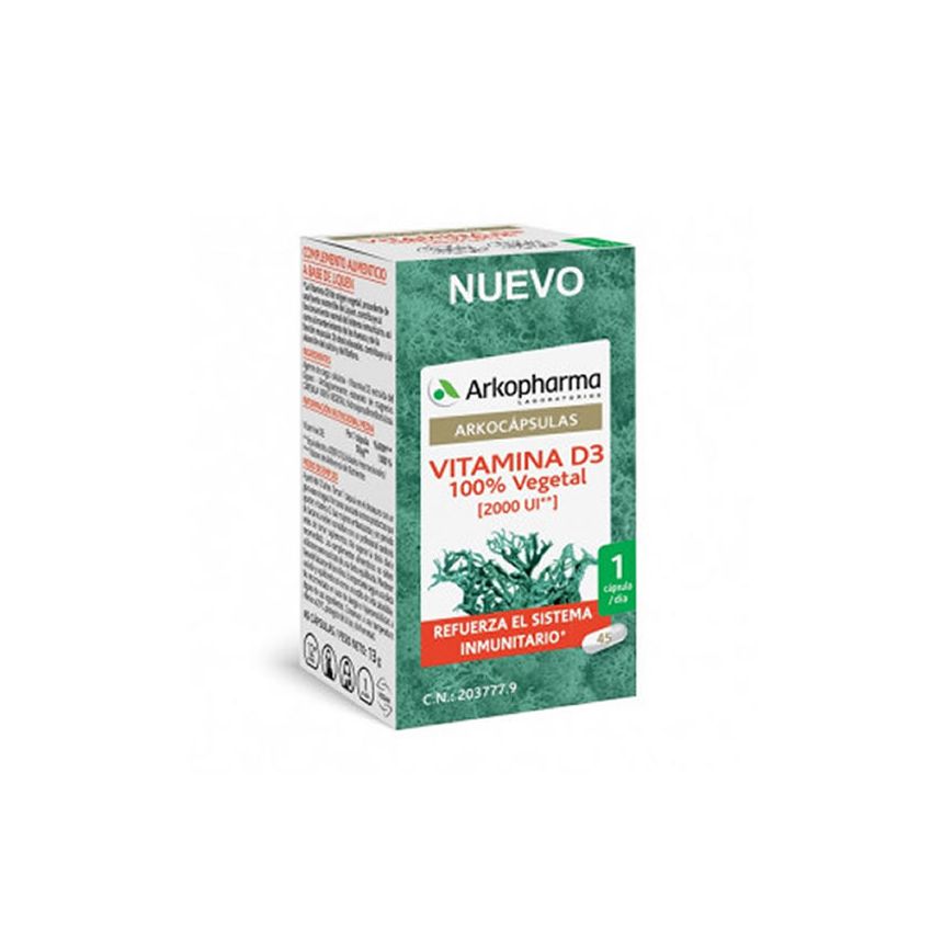 Arkocapsulas Vitamine D3 45 Capsules