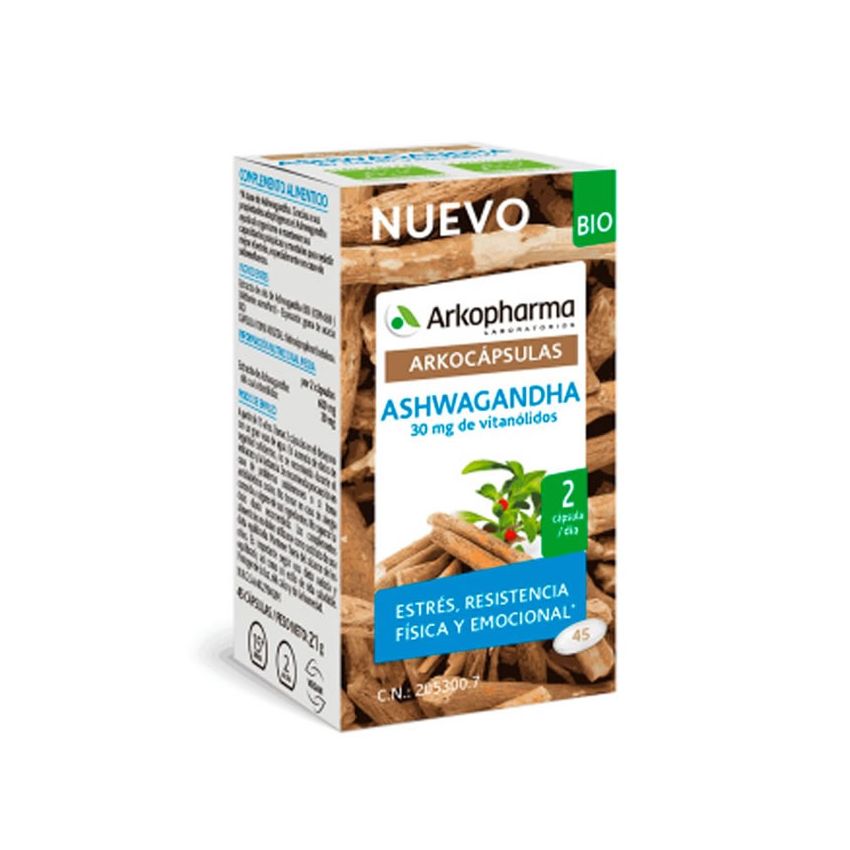 Arkocapsulas Ashwagandha Bio 45 Capsules