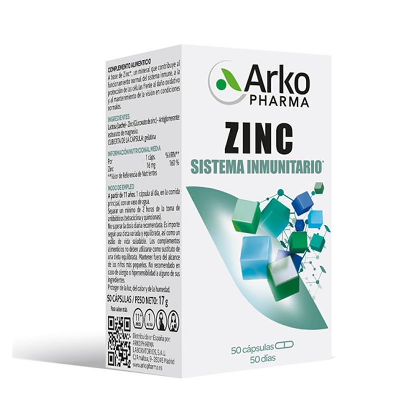 Arkopharma Zinc 50 Capsules