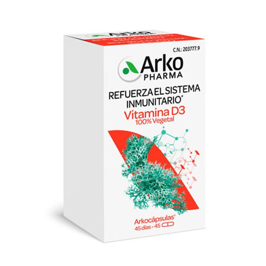 Arkogélules Vitamine D3 100% Végétale 45 Capsules