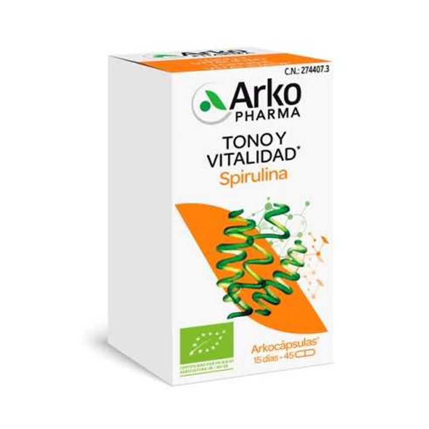 Arkocaps Spiruline Bio 45 Gélules