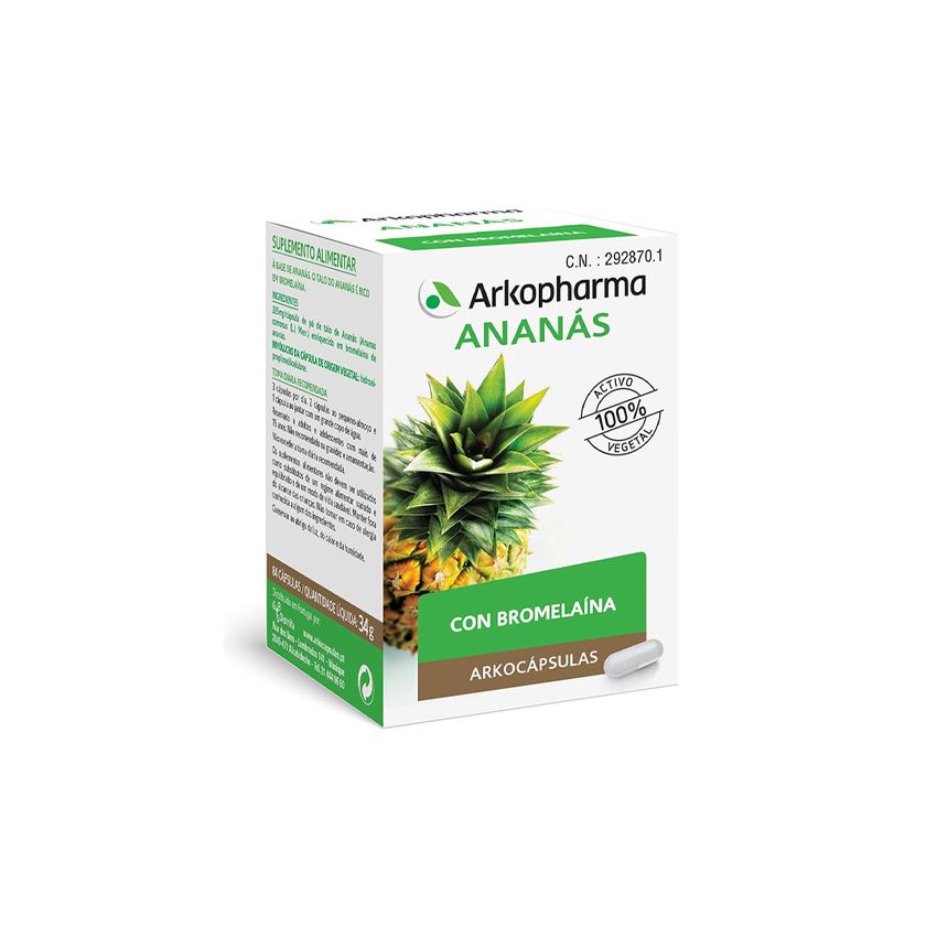 Arkopharma Arkocapsulas Ananas 84 Capsules