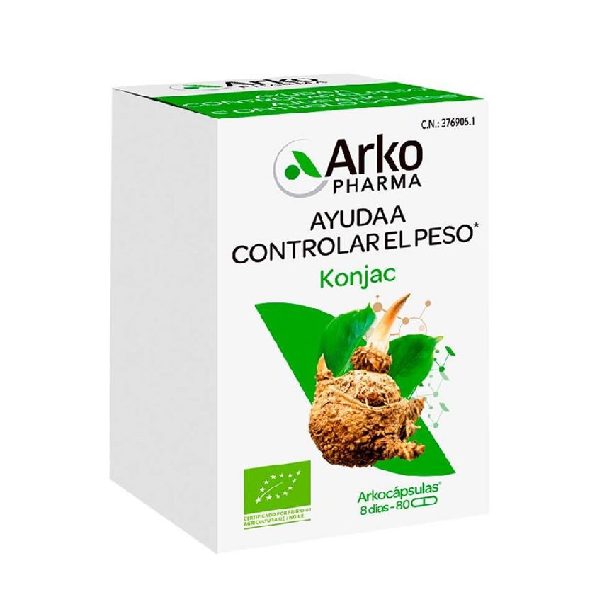 Arkogélules Glucomannane 80 Capsules