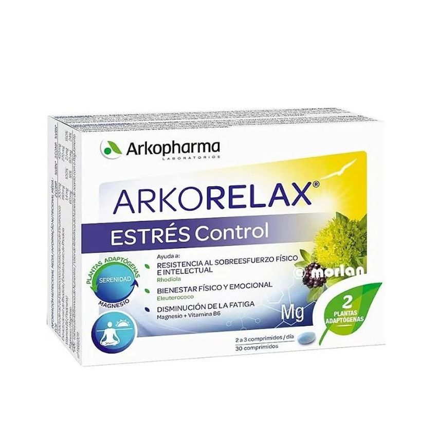 Arkorelax Contrôle Du Stress 30 Comprimés