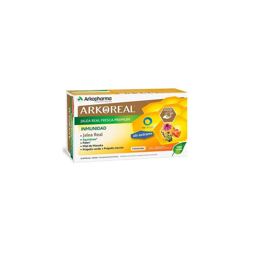 Arkopharma Arkoreal Royal Jelly Royal Jelly Immunity Sans Sucre