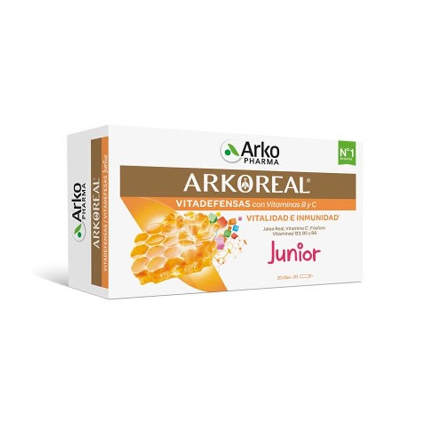 Arkopharma Gelée Royale Vitaminée 500 20 Ampoules