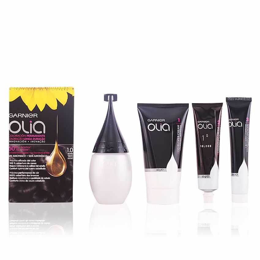Olia Coloración Permanente - 1.0 Noir Absolu Coffret
