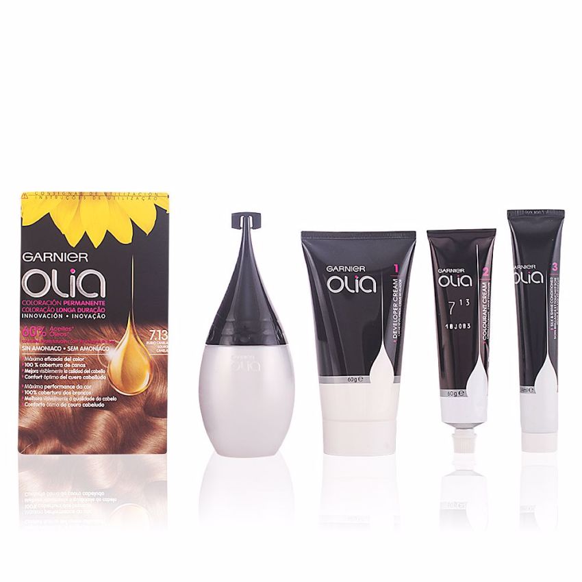 Olia Coloración Permanente - 7.13 Blond Beige Foncé Coffret
