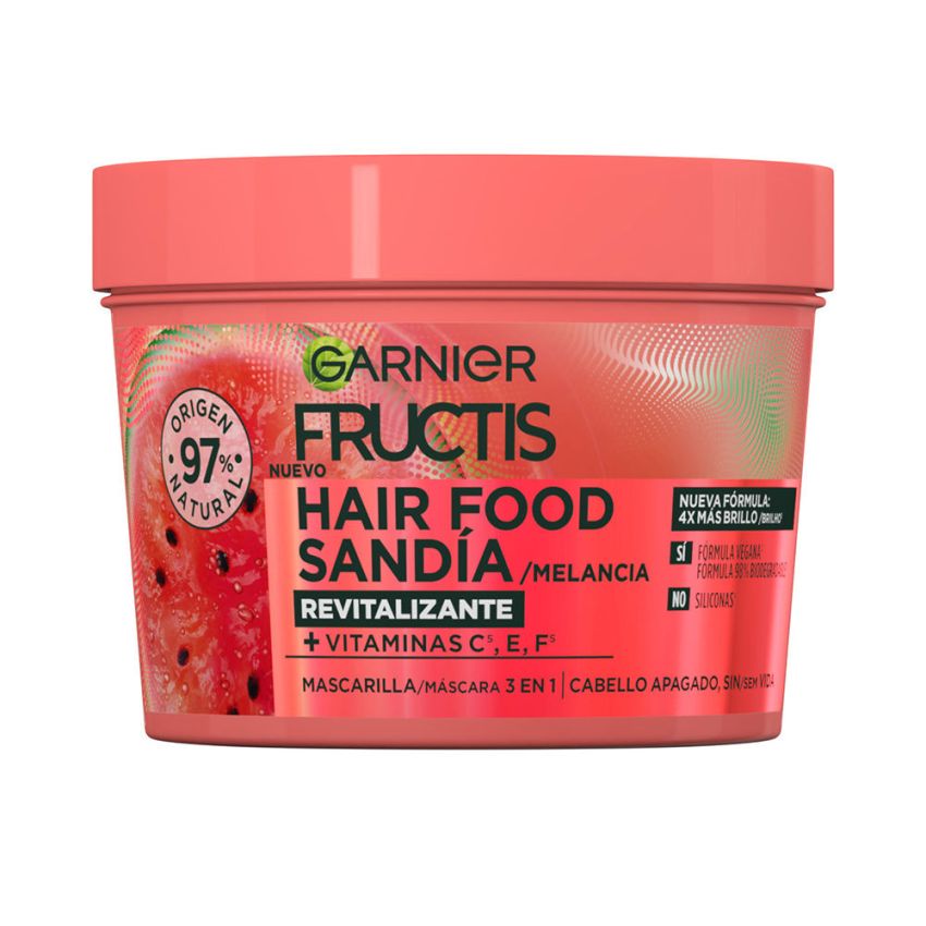Fructis Hair Food Masque Revitalisant À La Pastèque - 350 Ml
