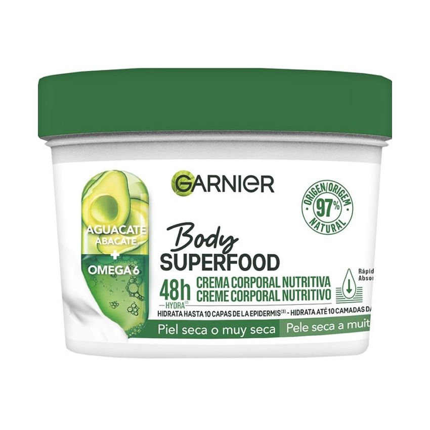 Garnier Body Superfood Nourishing Avocado Body Cream 380Ml