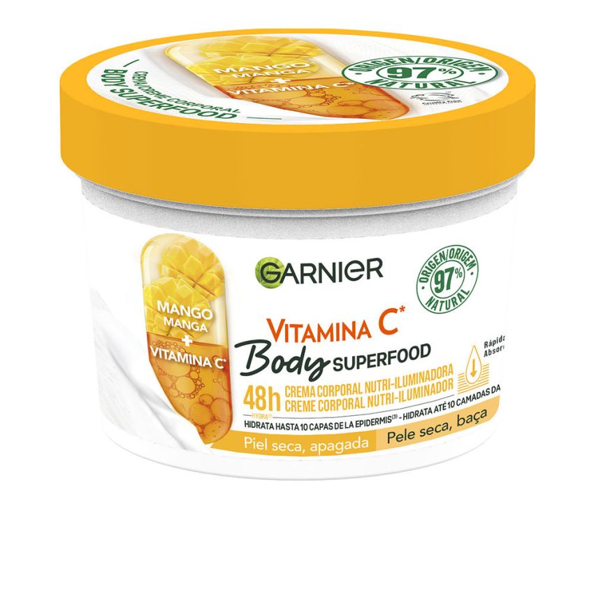 Body Superfood Crème Corps Nutri-Illuminatrice - 380 Ml