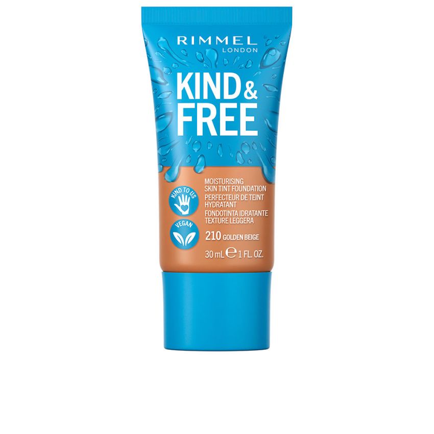 Kind & Free Skin Tint Foundation - 210-Golden Beige