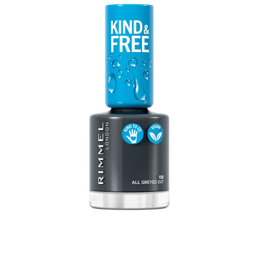 Kind & Free Nail Polish - 158-All Greyed Out