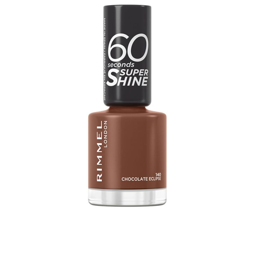 Vernis À Ongles Super Shine 60 Secondes - 140-Chocolat Éclipse