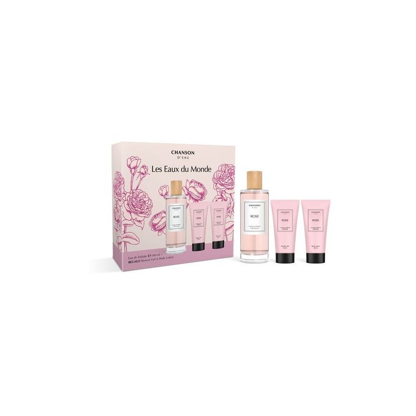 Est Chanson D'Eau Rose 100Ml Gel50 Body 50Ml