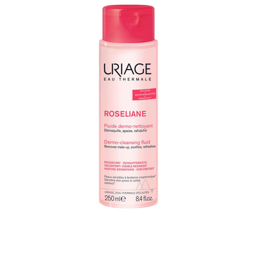 Roseliane Nettoyant Visage Anti-Rougeurs À L'Huile De Calendula, Rose Et Abricot - 250 Ml