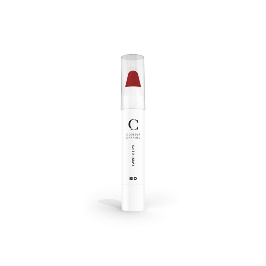 Couleur Caramel Twist Y Lips Barra De Labios 407 Glossy Red 1Un