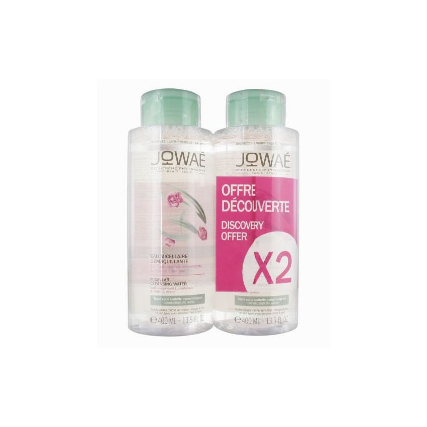 Jowaé Eau Micellaire Démaquillante 2X400Ml