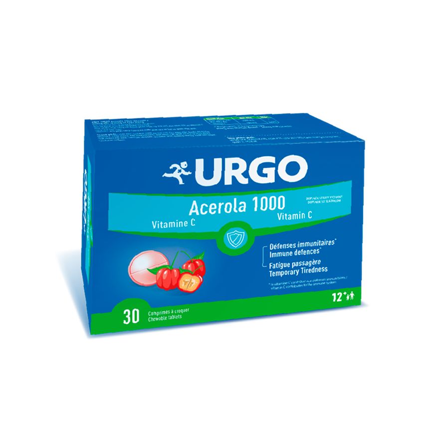 Urgo Acerola Vitamine C 30 Comprimés