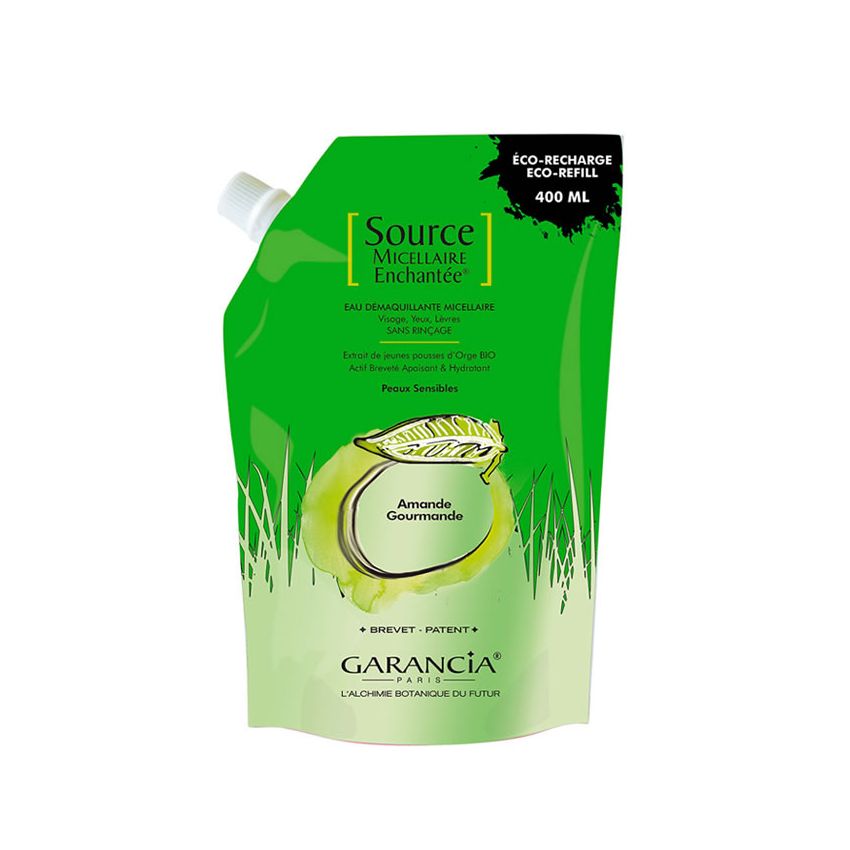 Garancia Source Micellaire Enchanté Démaquillant Eco-Recharge Amande 400Ml