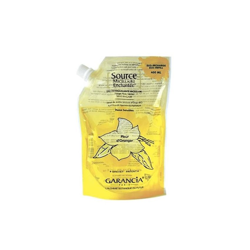 Garancia Source Micellaire Enchanté Démaquillant Eco-Recharge Fleur D'Oranger 400Ml