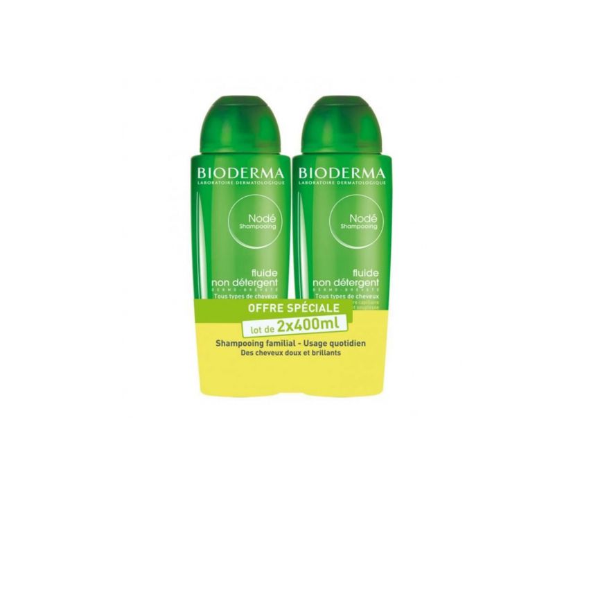 Bioderma Nodé Non Detergent Fluid Shampoo 2X200Ml
