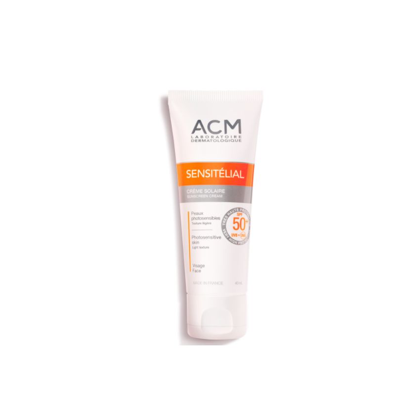 Acm Sensitélial Sunscreen Cream Spf50 40Ml