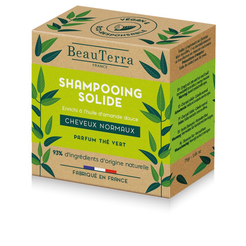 Shampoing Au Thé Vert Solide - 75 G