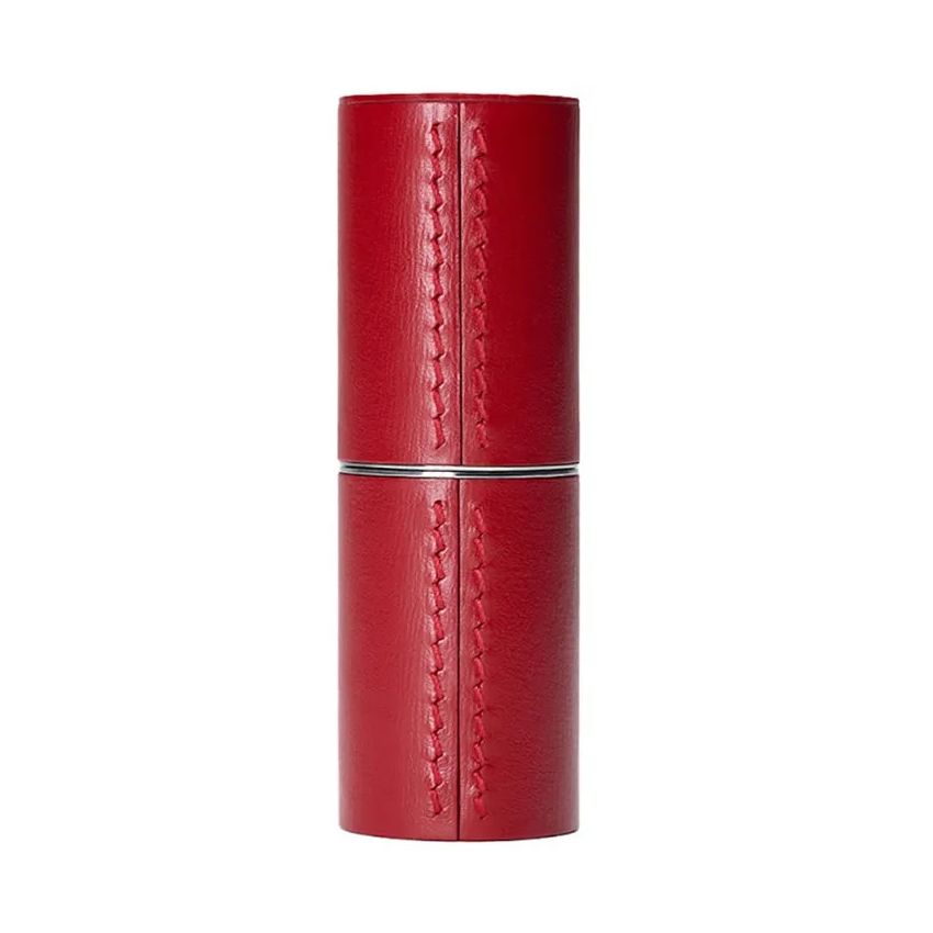 La Bouche Rouge Red Leather Lipstick Case