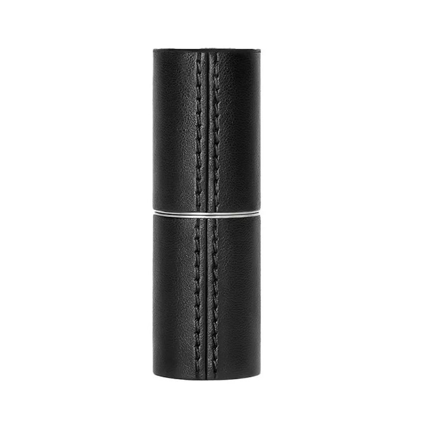 La Bouche Rouge Black Leather Lipstick Case