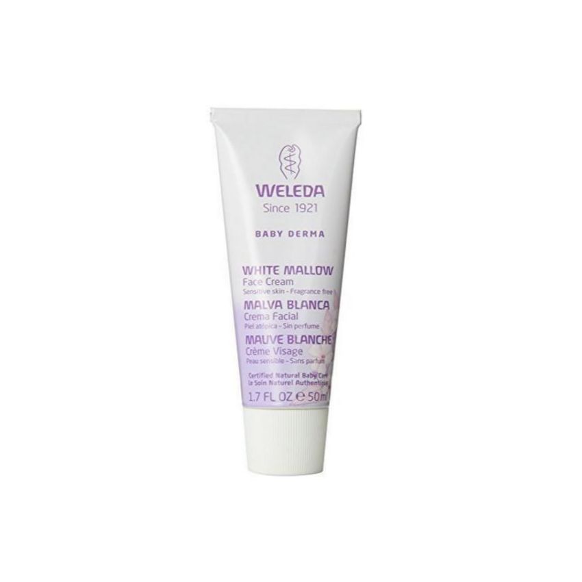 Weleda Crème Protectrice Visage À La Mauve Blanche 50Ml